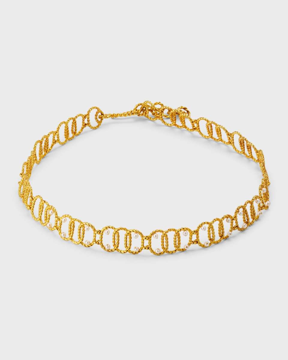 Mini Pearl Wire Link Choker